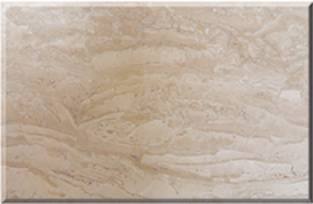 Travertine-style granite slab