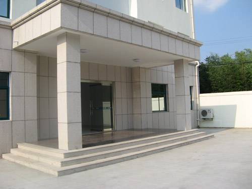 Commercial building granite entrance